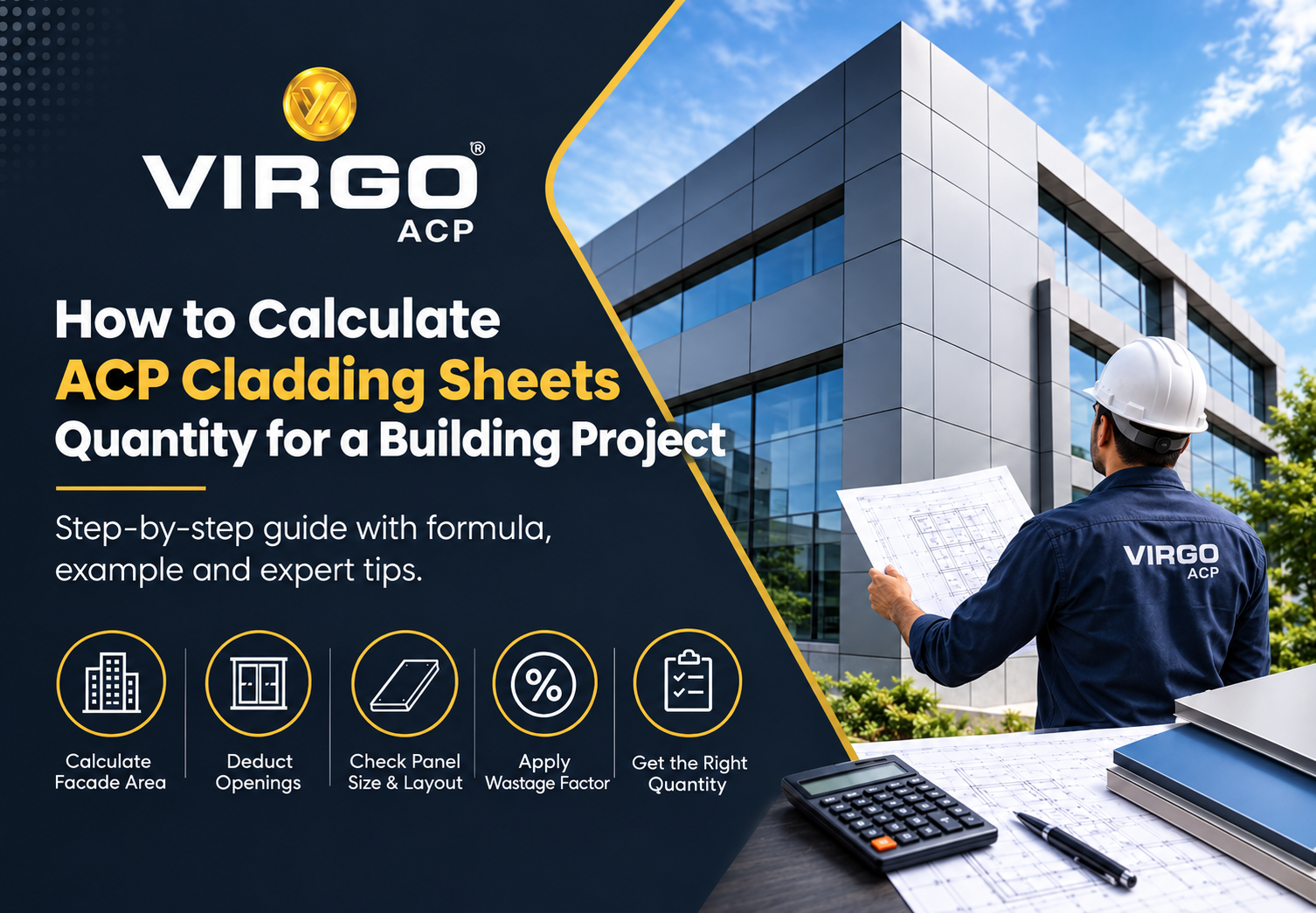 How to Calculate ACP Cladding Sheets Quantity for a Building Project 