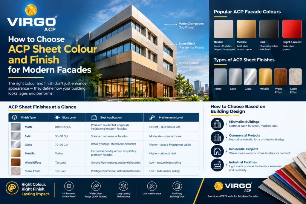 How to Choose ACP Sheet Colour and Finish for Modern Facades